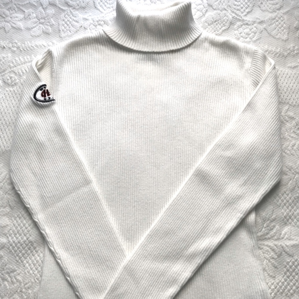 A Harley-Davidson Creme colored Turtleneck SZ SM